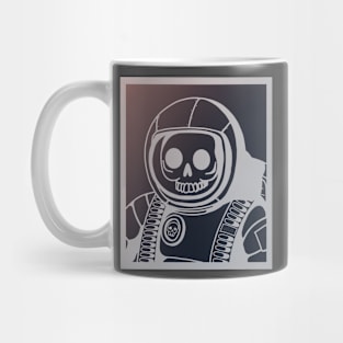 Skeleton Astronaut Dark Theme Mug